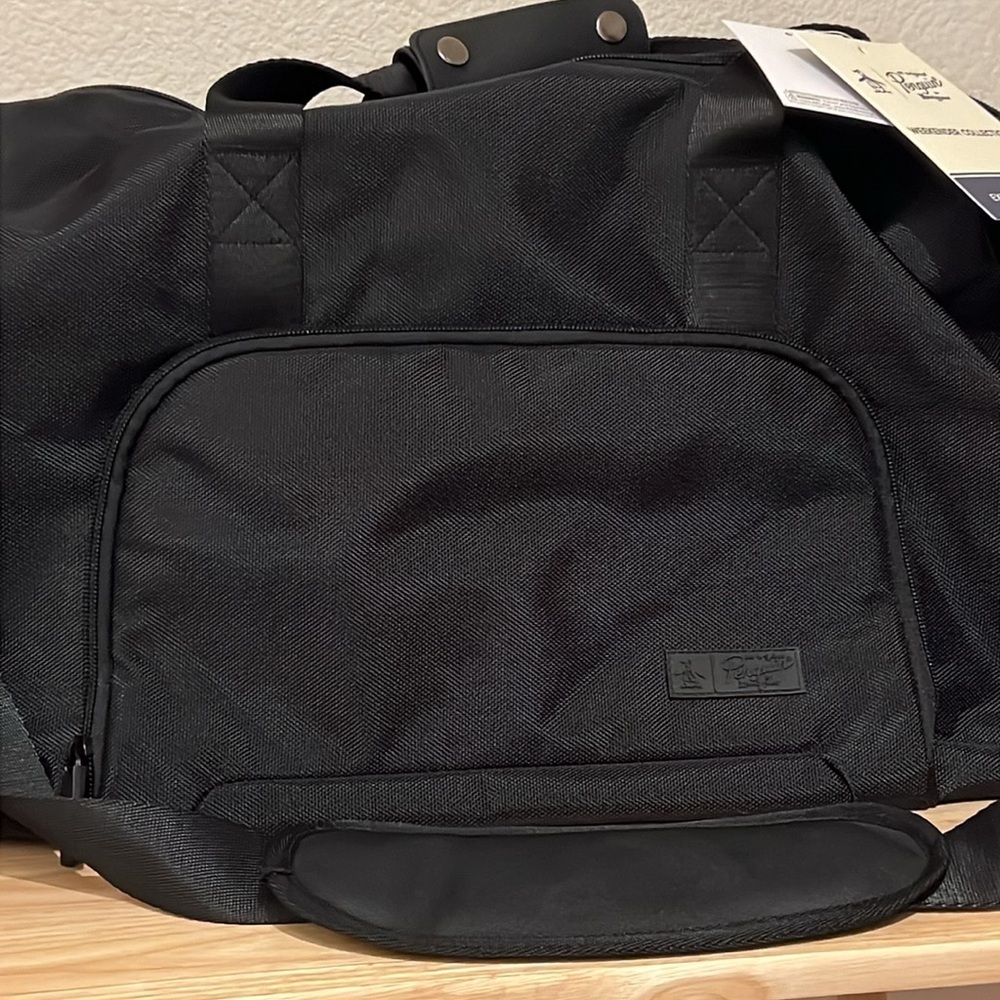 Penguin Black Weekender Collection Expandable Duffel Bag - Picture 3 of 12